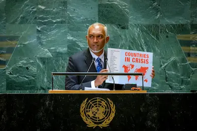 މޫސުމަށް އަންނަ ބަދަލުތަކުގެ ސަބަބުން ނުރައްކާ ބޮޑުވަމުންދާ މިންވަރު މިދަނީ ފެންނަމުން: ރައީސް