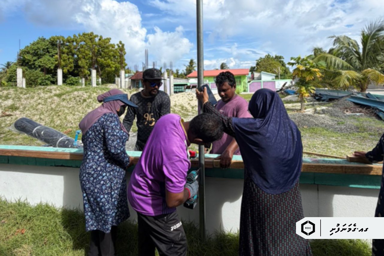 ގއ ގެމަނަފުށީ މިސްކިތުގެ މަސައްކަތުގެ އަދާހަމަ އާރްޑީސީ އިން ދީފި