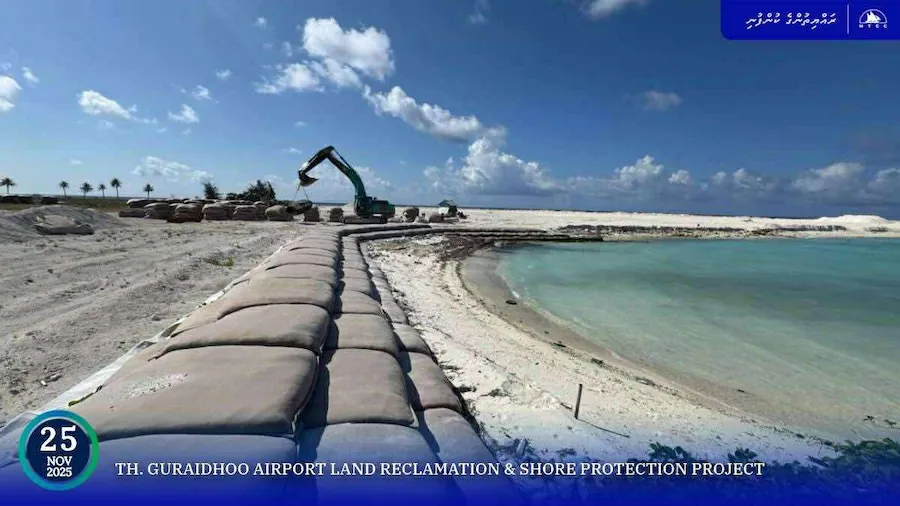 ތ. ގުރައިދޫ އެއާޕޯޓަށް ބޭނުންވާ ބިން ހިއްކުމުގެ މަސައްކަތް އެއްކޮށް ނިމިއްޖެ