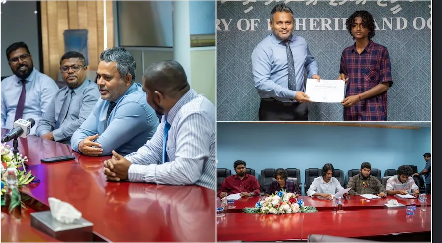 ޔޫތު އިންޓަރންޝިޕް ޕްރޮގްރާމަށް ހޮވުނު ޒުވާން މަސްވެރިންނާ ވަޒީރު ބައްދަލު ކުރައްވައިފި