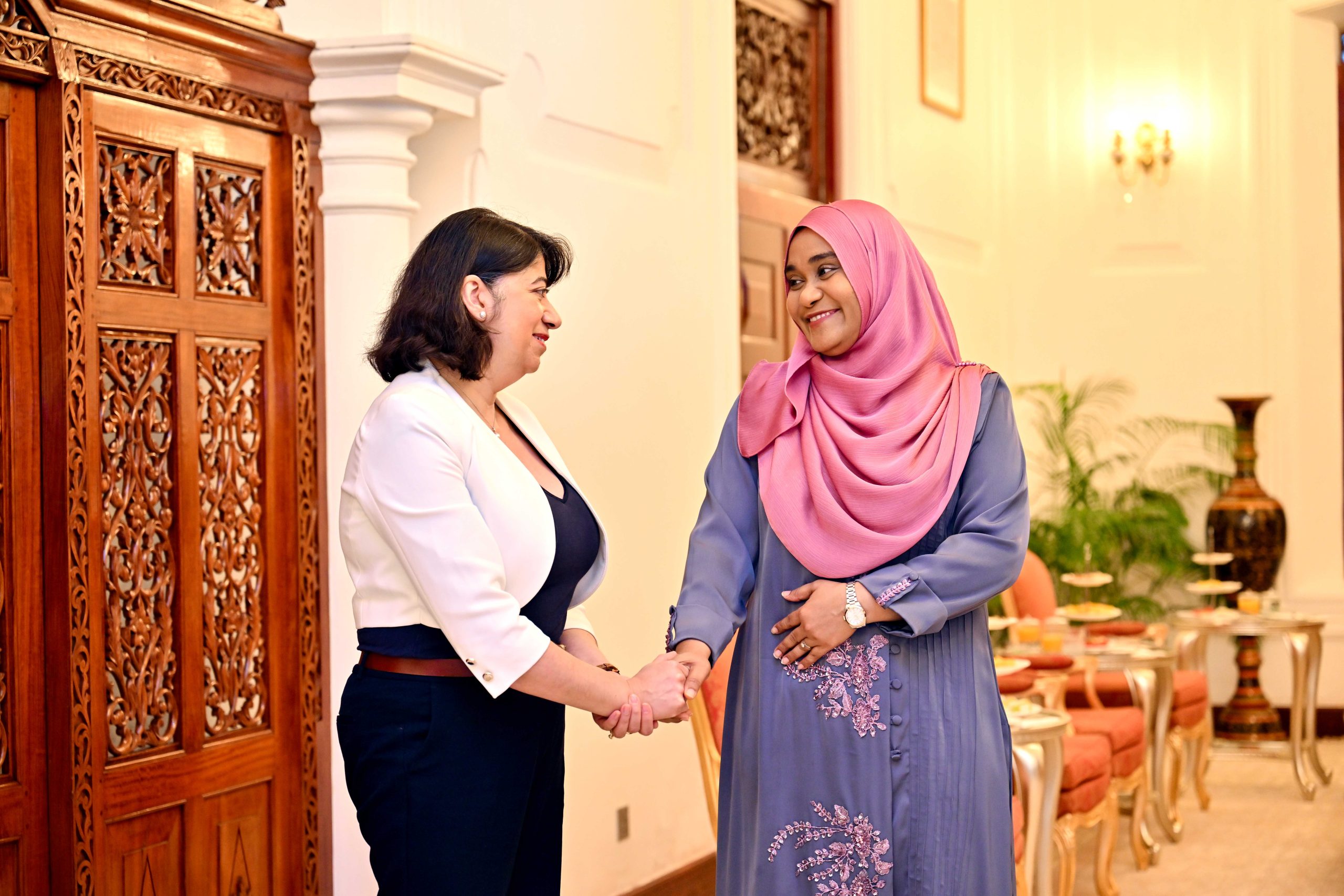 އަންހެނުން ބާރުވެރި ކުރުވުމަށް ސަރުކާރުން ގެންގުޅުއްވާ ސިޔާސަތު ހިއްސާ ކުރައްވައިފި