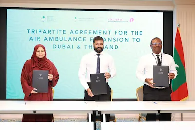 ތައިލެންޑާއި ދުބާއީއަށް އެއާ އެމްބިއުލާންސް ޚިދުމަތް ފެށުން؛ މޯލްޑިވިއަން އާ ހަވާލު ކޮށްފި
