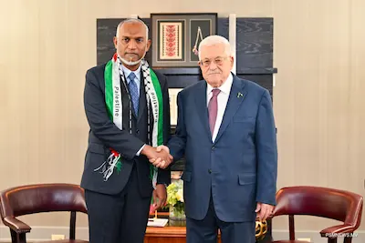 މިނިވަން ދުވަހުގެ ތަހުނިޔާއާއެކު ރައީސް ދެއްވީ ފަލަސްތީނާއެކު ދިވެހިން ދެމިތިބޭނެކަމުގެ ޔަގީންކަން!