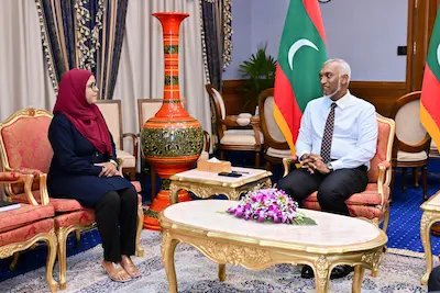 ރައީސް ޑރ މުއިއްޒު، ޑރ އާމިނަތު ޒާހިރާ ބައްދަލު ކުރައްވައި ތަހުނިޔާ ވިދާޅުވެއްޖެ