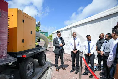 ޗައިނާގެ މެޝިނަރީ އިންޖިނިއަރިންގ ގްރޫޕް ކޯރޕަރޭޝަން ލިމިޓެޑް އިން ރާއްޖެއަށް ފެން ހިންދާ ޕަމްޕުތަކެއް