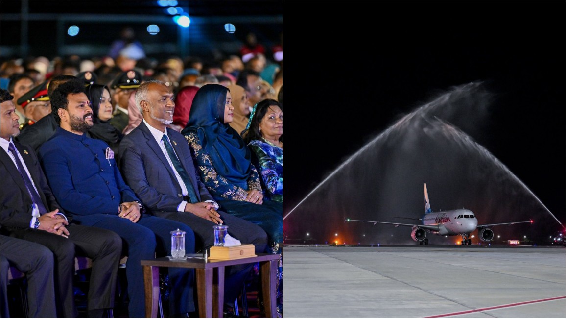 ހަވާ އެރުވުމުގެ ކުލަގަދަ ރަސްމިއްޔާތަކާއެކު ހަނިމާދޫ އިންޓަރނޭޝަނަލް އެއަރޕޯޓު ހުޅުވައިފި
