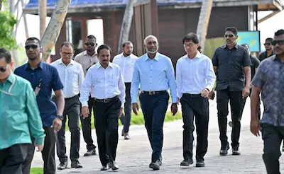 ރައީސް، ޝަންގްރީ-ލާ އަށް ޒިޔާރަތް ކުރައްވައި، އެތަނުގެ މަސައްކަތް ބައްލަވާ ލައްވައިފި