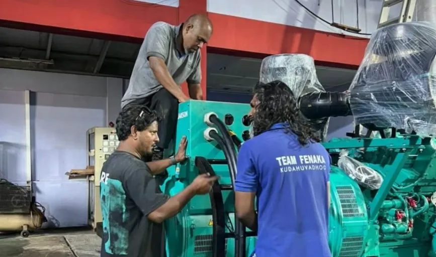 ކުޑަހުވަދޫގެ ކަރަންޓުގެ ހާލަތު ރަނގަޅު ކުރުމަށް 1000 ކިލޯވޮޓްގެ ޖެންސެޓެއް އިންސްޓޯލް ކުރަނީ