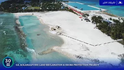 ކޮލަމާފުށީ ބިން ހިއްކުމުގެ 92 އިންސައްތަ މަސައްކަތް ނިމުމަކަށް