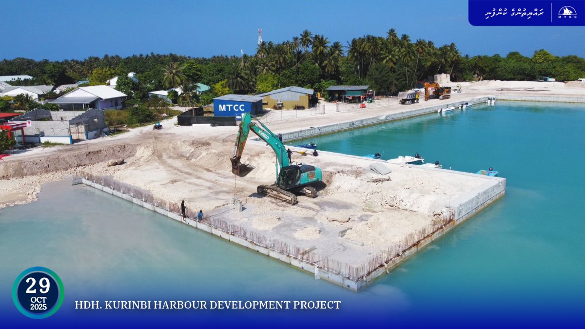 ހދ ކުރިނބީ ބަނދަރު ހެދުމުގެ މަޝްރޫޢުގެ 36 އިންސައްތަ ނިމުމަކަށް