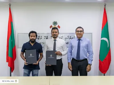 ފޭދޫ ފުޓްސަލް ދަނޑު ތަރައްގީ ކުރުމުގެ އެއްބަސްވުމުގައި ސޮއި ކޮށްފި