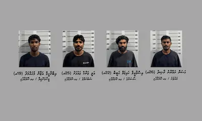 ލޯންޗެއްގައި ކޮލަމާފުށްޓަށް މަސްތުވާތަކެތި އެތެރެކުރަން އުޅުނު 4 ޒުވާނަކު ހައްޔަރަށް