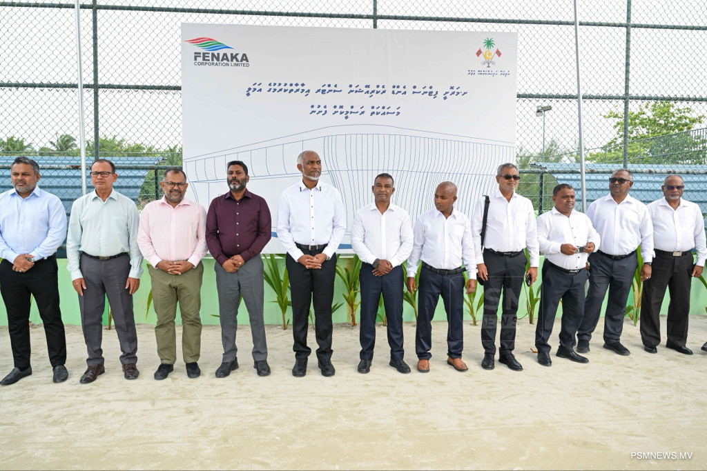 މަރޮށި ފިޓްނެސް ސެންޓަރުގެ ބިންގާ އަޅައިފި; މަސައްކަތް ގެންދާނީ ފެނަކަ އިން