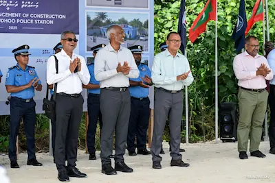 ނަރުދޫގައި އަލަށް އިމާރާތްކުރާ ފުލުހުންގެ މަރުކަޒުގެ ޢަމަލީ މަސައްކަތް ފަށައިފި