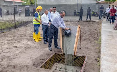 ށ. ފޯކައިދޫގައި، އެމްޓީސީސީ އިން ޒަމާނީ ފެންވަރަށް އިމާރާތް ކުރާ އިސްލާމީ މަރުކަޒުގެ ބިންގާ އަޅައިފި