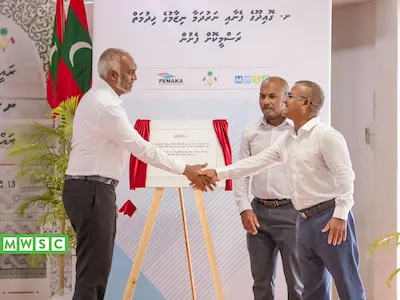 އެމްޑަބްލިޔުއެސްސީ އިން ގޮއިދޫގައި ޤާއިމު ކުރި ފެނާއި ނަރުދަމާގެ ނިޒާމު އިފްތިތާހު ކޮށްފި