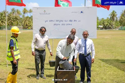 އދ. މަންދޫ ފުޓްބޯޅަ ދަނޑު ތަރައްޤީކުރުމުގެ އަމަލީ މަސައްކަތް ފަށައިފި