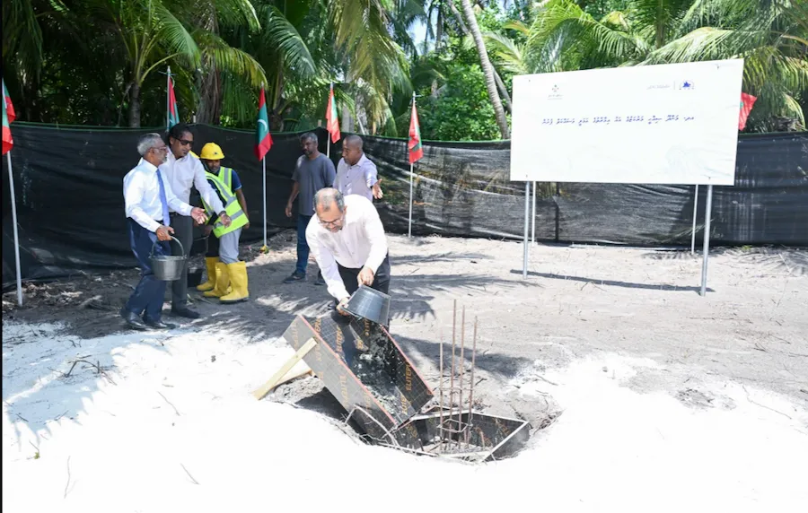 މަންދޫ ސިއްހީ މަރުކަޒުގެ އައު އިމާރާތުގެ ބިންގާ އަޅައިފި