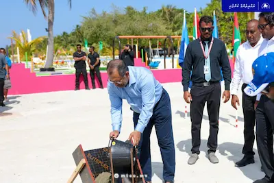 އދ. ދިއްދޫގައި އެމްއޭސީއެލްއިން ތަރައްގީކުރާ ފިޓްނެސް ސެންޓަރުގެ ބިންގާ އަޅައިފި