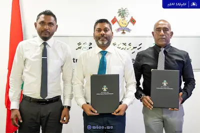 އދ އޮމަދޫ އައުޓްޑޯ ވޮލީ ކޯޓެއް ތަރައްގީ ކުރުމުގެ މަޝްރޫއުގެ މަސައްކަތް އެމްޓީސީސީ އަށް