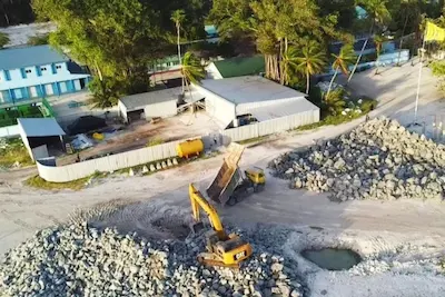 މާއުނގޫދޫ ބަނދަރު ތަރައްޤީކުރުމުގެ މަޝްރޫޢުގެ %75 ވަނީ ނިމިފަ: އެމްޓީސީސީ