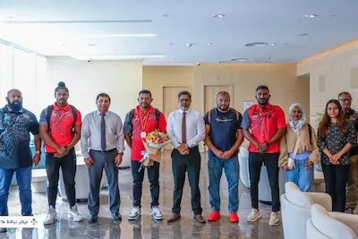 ބްރޯންޒް މެޑަލް ހޯދި ޤައުމީ ބޮޑީބިލްޑިން ޓީމަށް ކުޅިވަރާ ބެހޭ ވުޒާރާގެ މަރުހަބާ!