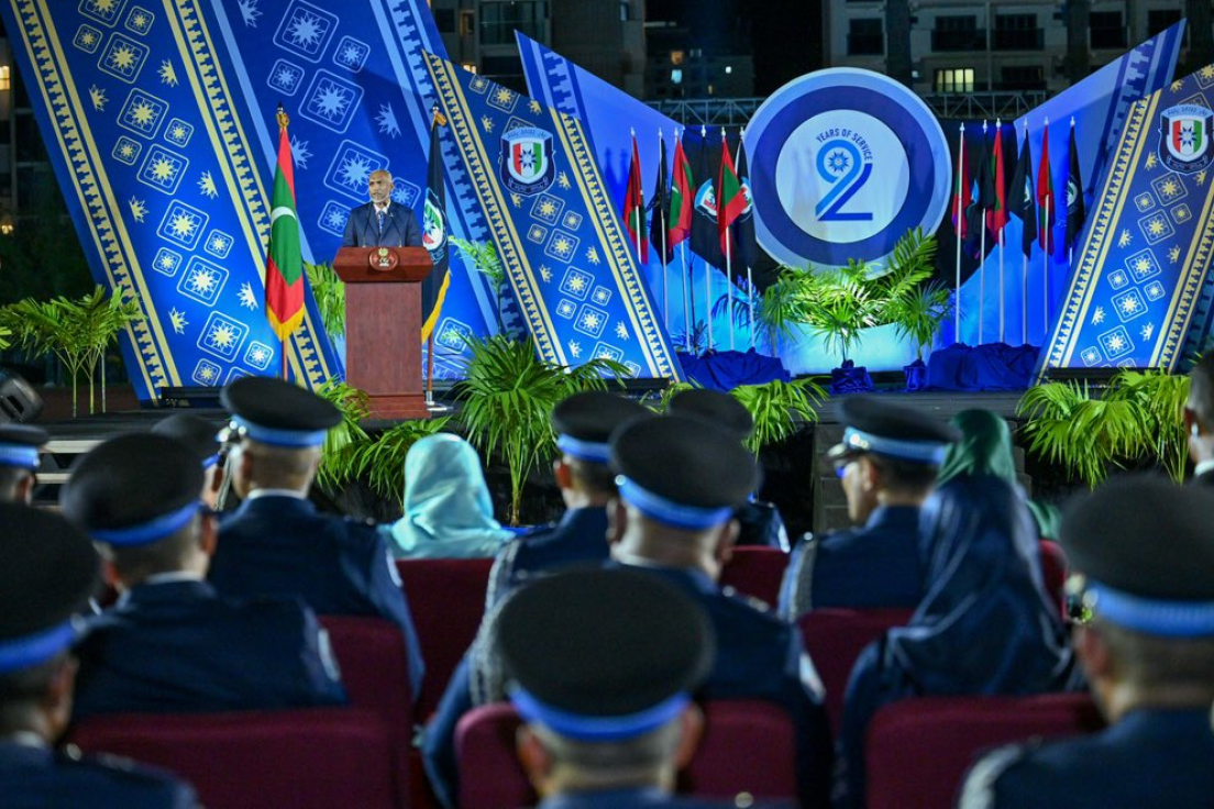 ފުލުހުންގެ ޚިދުމަތުގެ ދުވަހުގެ މުނާސަބަތުގައި ރައީސް ތަހުނިޔާ ފޮނުއްވައިފި