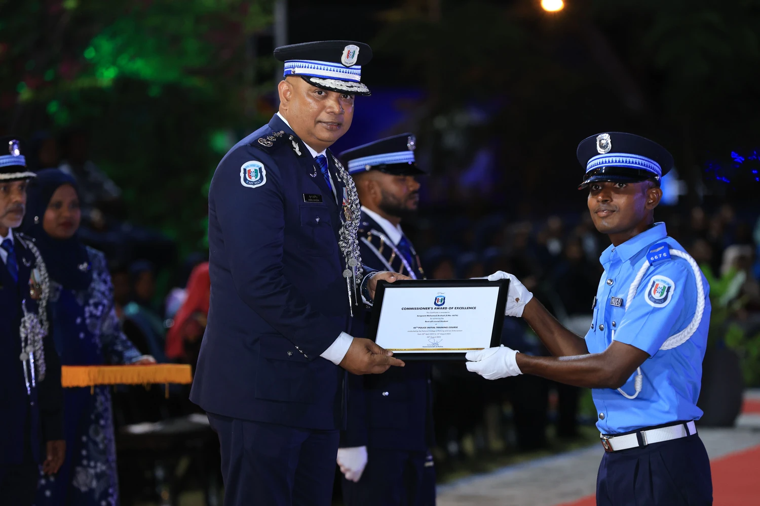 ފުލުހުންގެ ޔުނިފޯމަކީ ހަމައެކަނި ބޭރުފުށުން ފެންނަ ސިފައެއް ނޫން: ސީޕީ