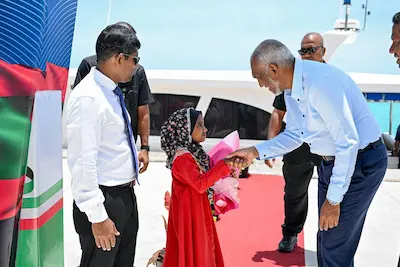 ރައީސްގެ ހދ. އަތޮޅު ދަތުރުފުޅު: ވައިކަރަދޫއިން ހޫނު މަަރުހަބާއެއް ދަންނަވައިފި