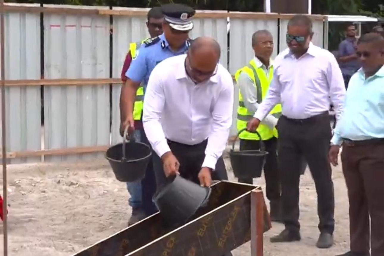 ތޮއްޑޫ ފުލުހުންގެ މަރުކަޒު ޢިމާރާތްކުރުމުގެ ޢަމަލީ މަސައްކަތް ފަށައިފި