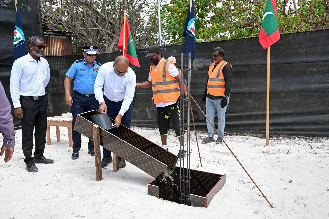 އއ. މާޅޮހުގެ ފުލުހުންގެ މަރުކަޒުގެ ޢަމަލީ މަސައްކަތް ފަށައިފި