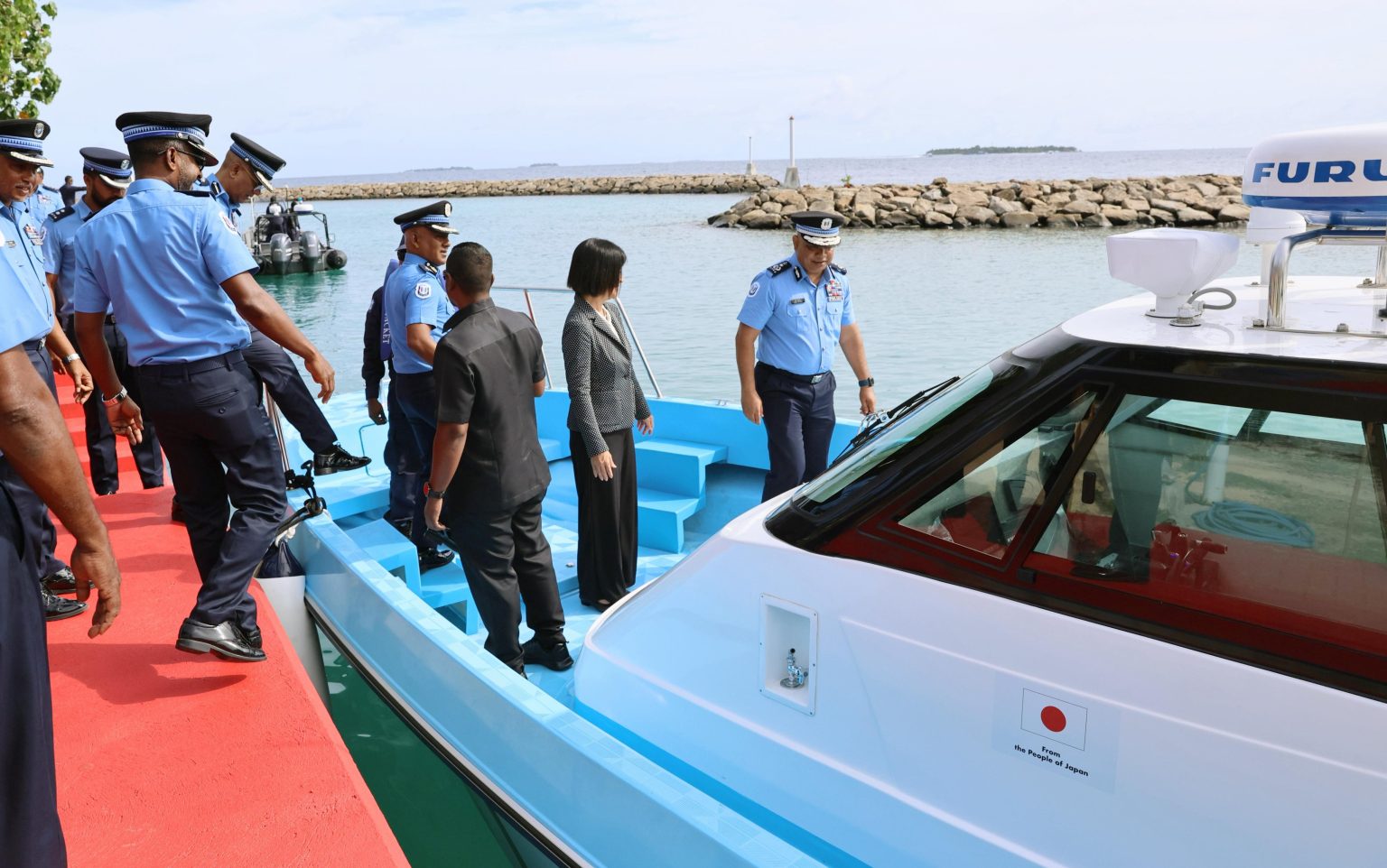 ޖަޕާނު ސަރުކާރުން ދިވެހި ފުލުހުންނަށް 5 ލޯންޗް ހަދިޔާ ކޮށްފި
