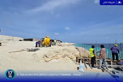 ތިލަފުށީ ލޮޖިސްޓިކް ޓާމިނަލުގެ 87 އިން ސައްތަ މަސައްކަތް ނިމިއްޖެ