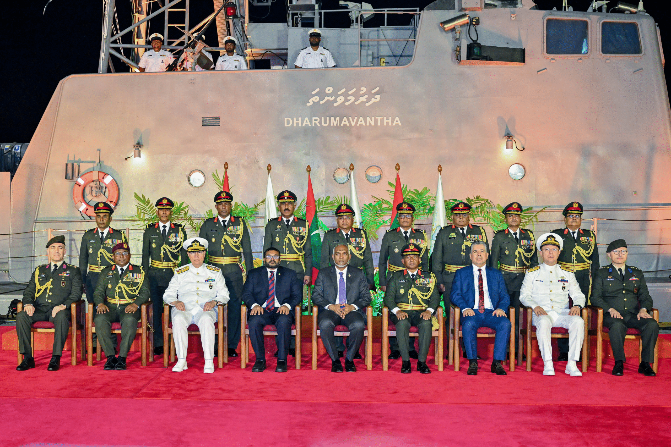 ރައީސް، ތުރުކީން ރާއްޖެއަށް ހަދިޔާކުރި މަނަވަރު ޙަވާލުކުރުމުގެ ރަސްމިއްޔާތު ޝަރަފުވެރިކޮށްދެއްވައިފި
