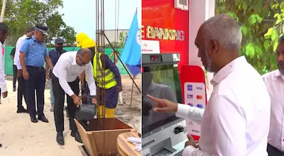 ބ މާޅޮހުގައި ފުލުހުންގެ މަރުކަރުގެ ބިންގާ އަޅައި އޭޓީއެމްގެ ހިދުމަތް ފަށައިފި