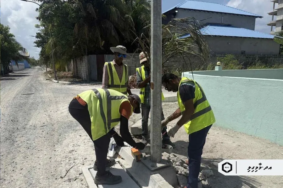 އދ. މާމިގިލީ މަގު ހެދުމުގެ މަޝްރޫއުގެ މަސައްކަތް ހަލުކަމާއެކު ކުރިޔަށް