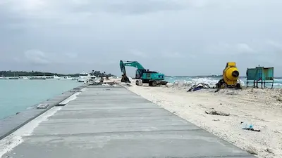 ހުރާ ބަނދަރުގެ ޕޭވްމަންޓްގެ 60 އިންސައްތަ މަސައްކަތް ނިމިއްޖެ