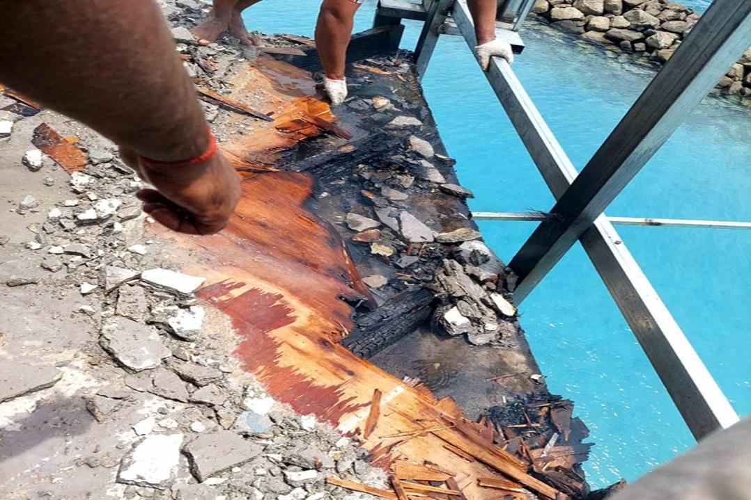 ރަސްފަންނު “ޕޮމެލޯ” ރެސްޓޯރަންޓުގަ އަލިފާން ރޯވުމުން، އެމްއެންޑީއެފުން ނިއްވާލައިފި