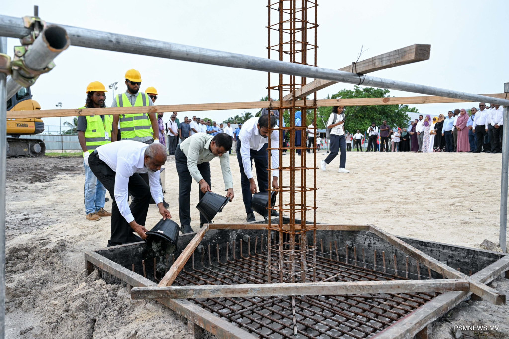 ވެލިދޫގައި ތަރައްޤީ ކުރާ ހޮސްޕިޓަލުގެ ބިންގާ އަޅައިފި