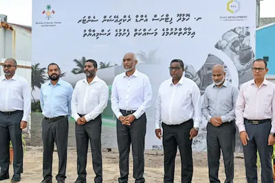 ނ. ހޮޅުދޫގައި ގާއިމުކުރާ ފިޓްނަސް އެންޑް ރެކްރިއޭޝަން ސެންޓަރުގެ ބިންގާ އަޅައިފި