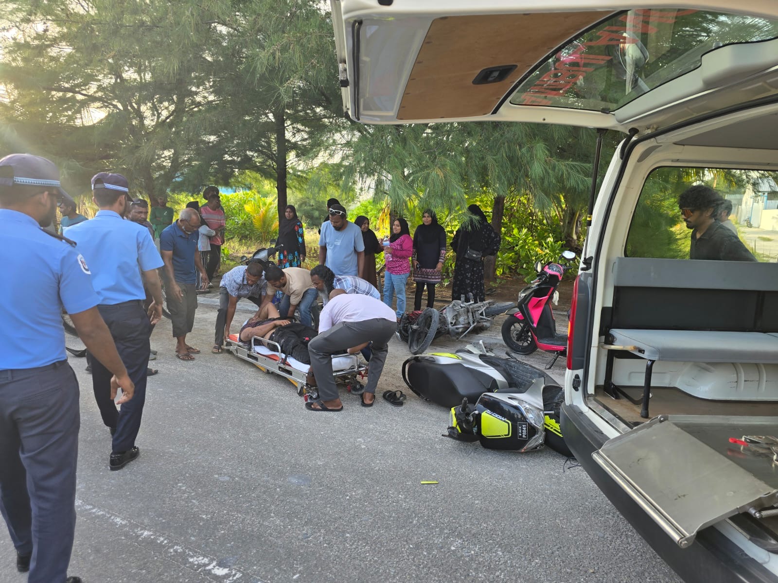 ތިނަދޫ ސިޓީގައި ނުރައްކާތެރި އެކްސިޑެންޓެއް