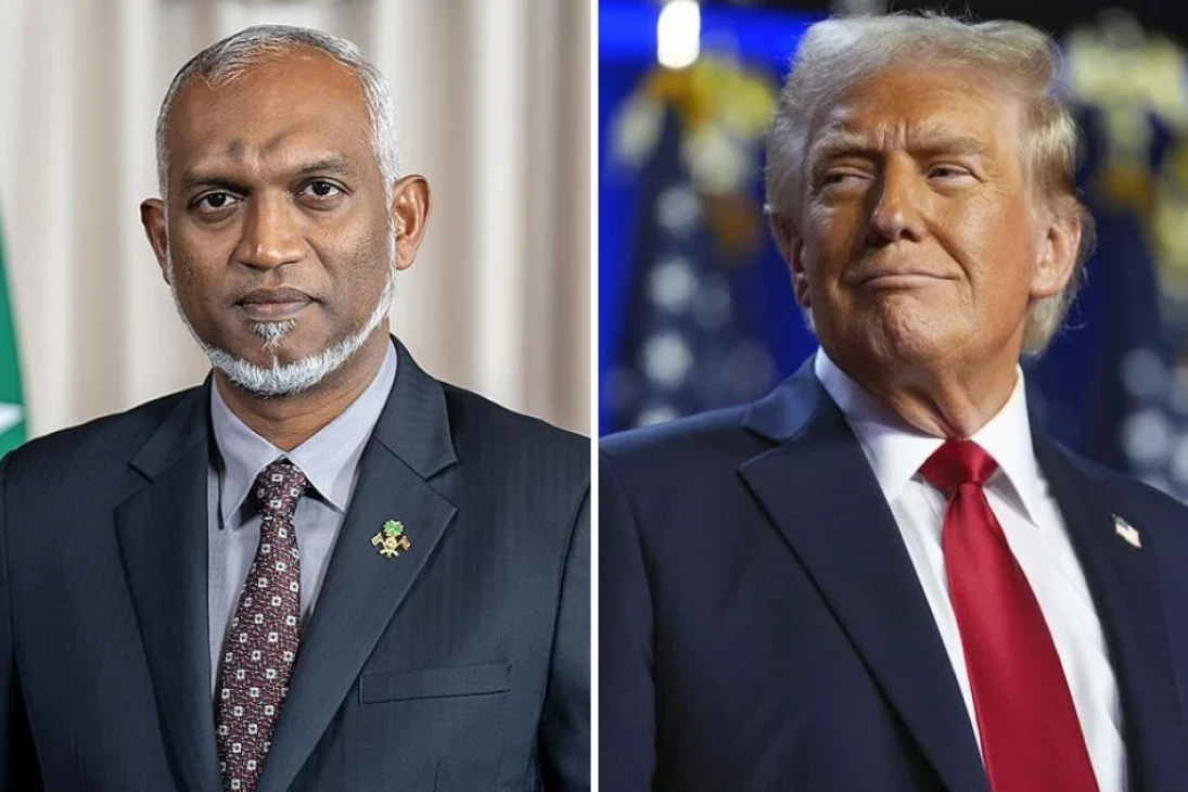 ރައީސް ޑރ މުއިއްޒު، އެމެރިކާގެ ރައީސަށް ހަމްދަރުދީ ފޮނުއްވައިފި