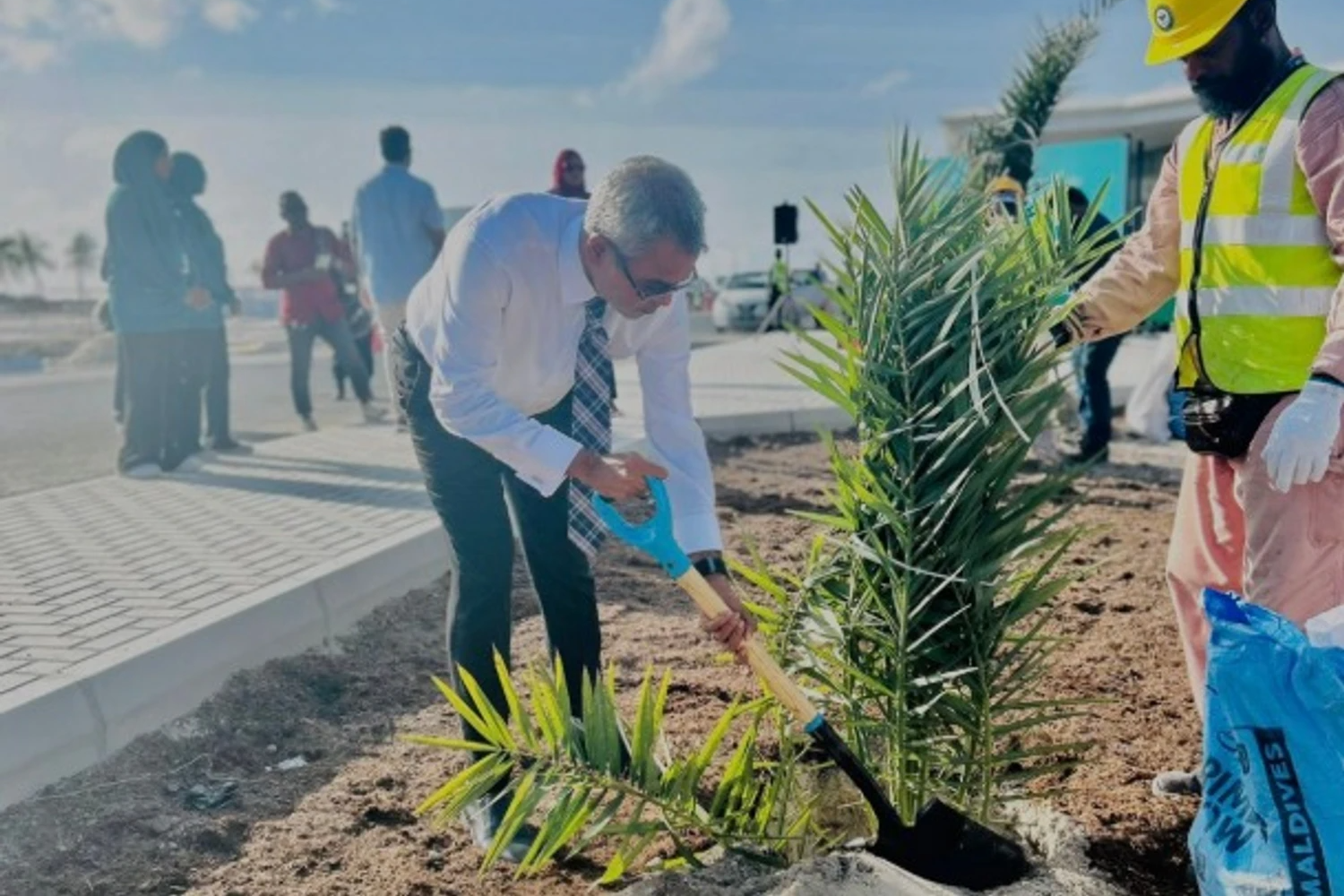 އައު ޓަރމިނަލް ވަޒީރު ޠާރިޤް ބައްލަވައިލައްވައި، ގަސްއިންދަވައިފި
