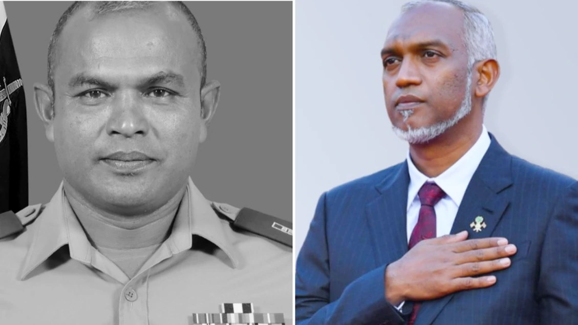 ސިފައިންގެ ވޮރަންޓް އޮފިސަރު ދޭއް އަލީ ހާމިދުގެ އާއިލާއަށް ރައީސް ޑރ މުއިއްޒު ތައުޒިޔާ ފޮނުއްވައިފި