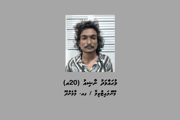 މަގު ހުރަސްކުރި މީހެއްގެ ގައިގަ ސައިކަލުން ޖެހުމުން މަޑުނުކޮށް ފިލައިގެން ދިޔަ މީހަކު ފުލުހުން ހައްޔަރުކޮށްފި