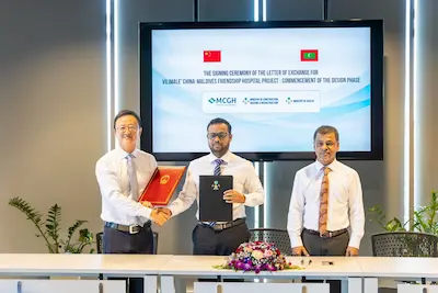 ވިލިމާލޭ ޗައިނާ-މޯލްޑިވްސް ފްރެންޑްޝިޕް ހޮސްޕިޓަލް މަޝްރޫޢުގެ ތަފްސީލީ ޑިޒައިން މަރުޙަލާ ފެށުމަށް ސޮއިކޮށްފި