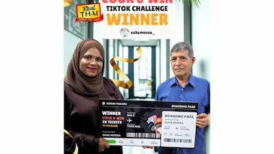 ޓިކްޓޮކް ޗެލެންޖް؛ ކައްކައިގެން ތައިލެންޑަށް ދިއުމުގެ ފުރުސަތު ހޯދީ ސުހާ!