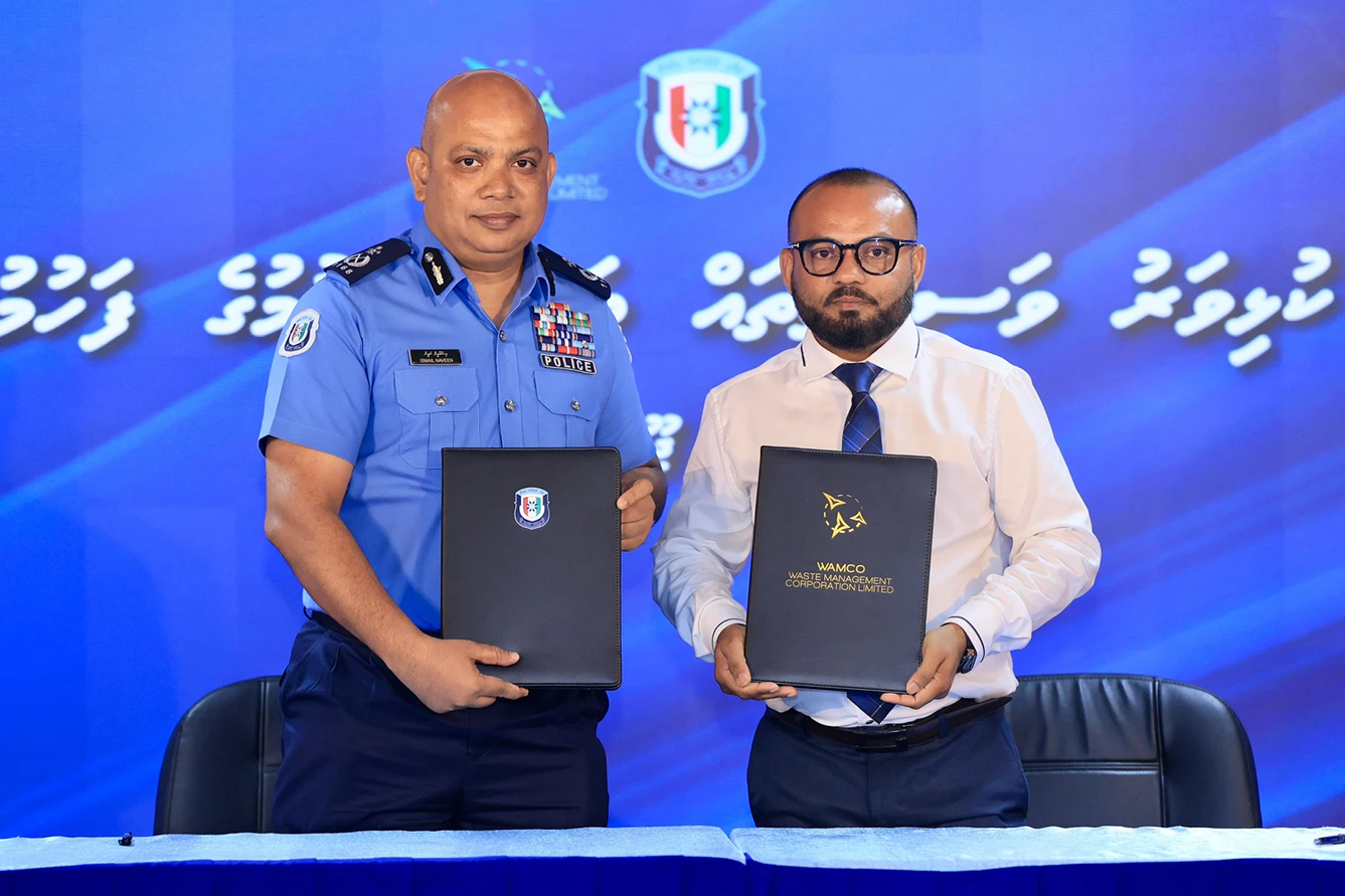 ވިލިމާލެ ޕޮލިސްގެ ކުޅިވަރު ވަސީލަތްތައް ތަރައްގީ ކުރުމަށް އެއްބަސްވުމެއްގައި ސޮއިކޮށްފި
