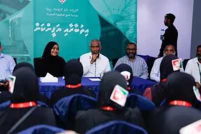 ހައްޖާޖީން ޖަހާ ވެކްސިނާއި ބޭސް މިއަދުން ފެށިގެން ހިލޭ ލިބޭނެ: ރައީސް ޑރ މުއިއްޒު