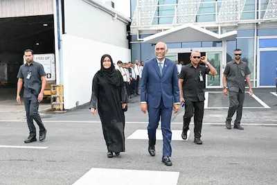 ޙައްޖުގެ މަތިވެރި އަޅުކަން އަދާ ކުރެއްވުމަށް ރައީސްގެ ދެކަނބަލުން ފުރާވަޑައިގެންފި